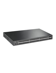 Tp-Link Tl-Sg3452Xp Łącza Sieciowe Zarządzany L2+ Gigabit Ethernet (10/100/1000) Obsługa Poe 1U Czarny 2