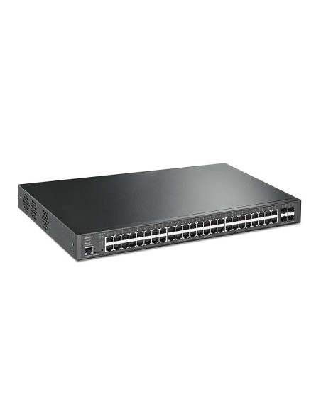 Tp-Link Tl-Sg3452Xp Łącza Sieciowe Zarządzany L2+ Gigabit Ethernet (10/100/1000) Obsługa Poe 1U Czarny