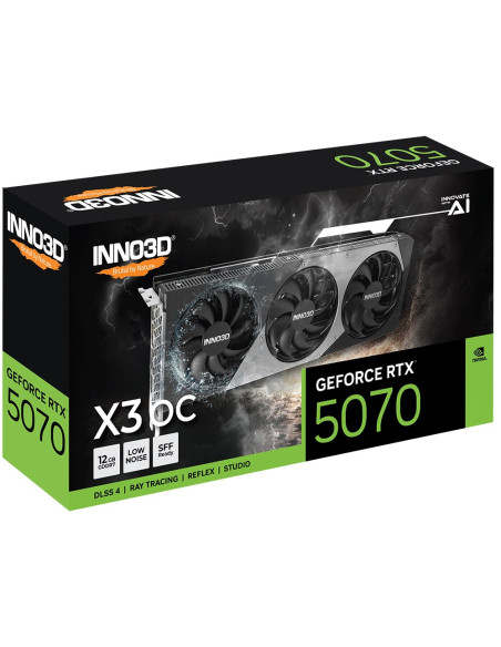 Inno3D Geforce Rtx 5070 X3 Oc Nvidia 12 Gb Gddr7