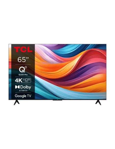Telewizor Tcl 65T7B Qled Pro 65" 4K Ultra Hd Google Tv Dolby Atmos Dvb-T2 Tytanowy