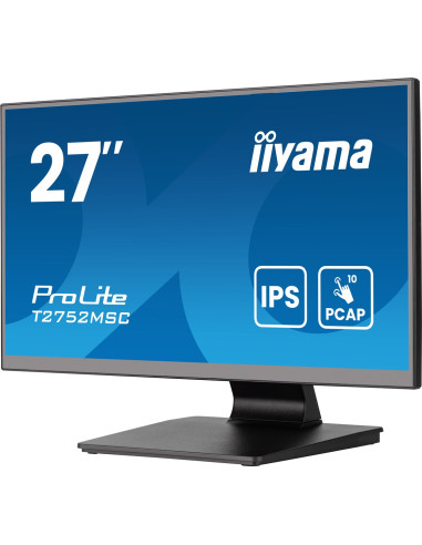 Monitor Dotykowy 27" Iiyama T2752Msc-B1Ag 68,6 Cm 16:9 Hdmi+Dp Ips