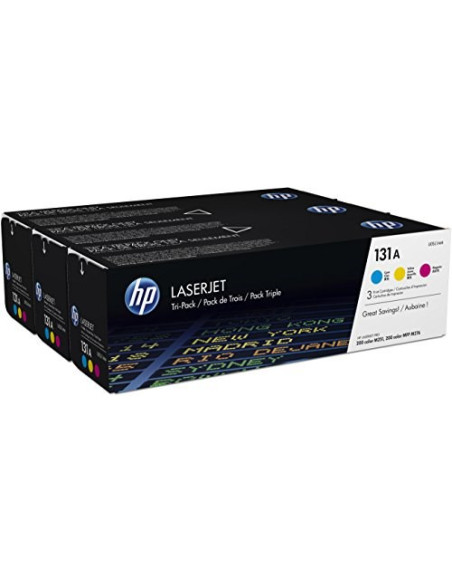 Toner Cartridge 131A C/Y/M/Triple Pack