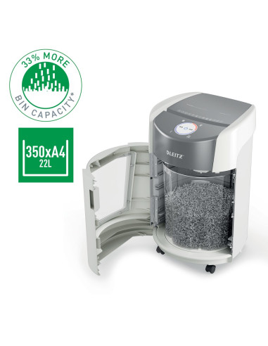 Niszczarka Leitz Iq Optimax Small Office 350, 22L, P5, 8 Kartek, Automatyczny Start/Stop, Funkcja Cofania, Obrotowy Pojemnik - 3