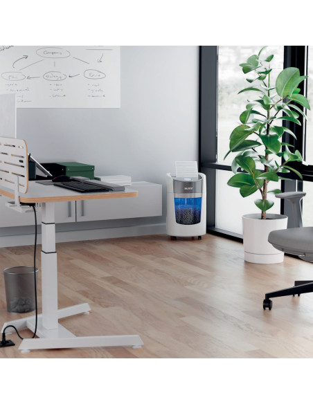 Niszczarka Leitz Iq Optimax Small Office 350, 22L, P5, 8 Kartek, Automatyczny Start/Stop, Funkcja Cofania, Obrotowy Pojemnik - 3