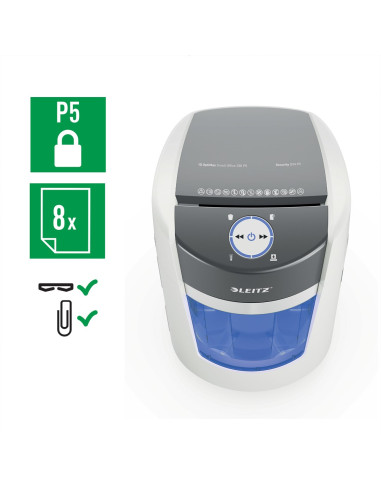 Niszczarka Leitz Iq Optimax Small Office 350, 22L, P5, 8 Kartek, Automatyczny Start/Stop, Funkcja Cofania, Obrotowy Pojemnik - 3