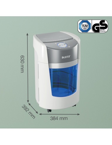 Niszczarka Leitz Iq Optimax Small Office 350, 22L, P5, 8 Kartek, Automatyczny Start/Stop, Funkcja Cofania, Obrotowy Pojemnik - 3