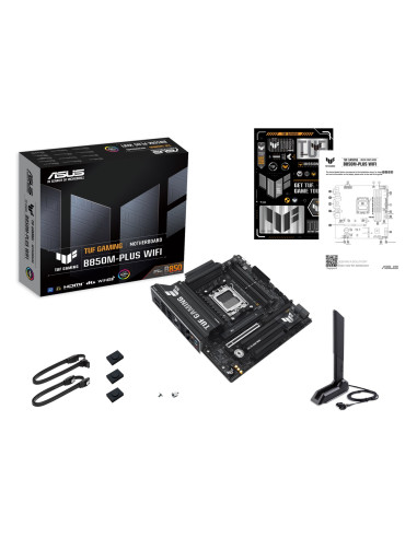 Asus Tuf Gaming B850M-Plus Wifi Amd B850 Gniazdo Am5 Micro Atx
