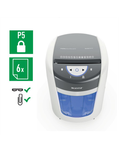 Niszczarka Leitz Iq Optimax Home Office 225, 15L, P5, 6 Kartek, Automatyczny Start/Stop, Funkcja Cofania, Obrotowy Pojemnik - 33