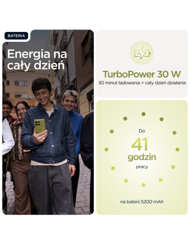 Telefon Motorola Moto G86 5G, 16,9 Cm (6.67"), 8 Gb Ram, 256 Gb Pamięci, Aparat 50 Mp, Android 15, Kolor Zielony