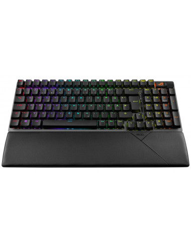 Asus Rog Strix Scope Ii 96 Wireless Klawiatura Gaming Usb + Rf Wireless + Bluetooth Qwertz Niemiecki Czarny