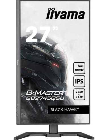 Iiyama G-Master Gb2745Qsu-B2 Monitor Komputerowy 68,6 Cm (27") 2560 X 1440 Px Wide Quad Hd Led Czarny