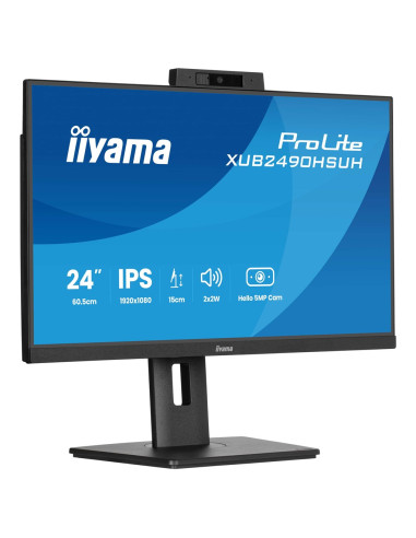 Monitor Iiyama Tft Xub2490Hsuh Ips 24''//Hdmi/Dp/Usb/Webcam/Hoev - Płaski Ekran - 60,5 Cm