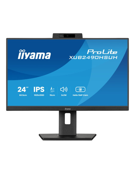Monitor Iiyama Tft Xub2490Hsuh Ips 24''//Hdmi/Dp/Usb/Webcam/Hoev - Płaski Ekran - 60,5 Cm