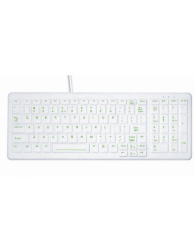 Cherry Ak-C7000 Klawiatura Medyczna Usb Qwertz Niemiecki Biały