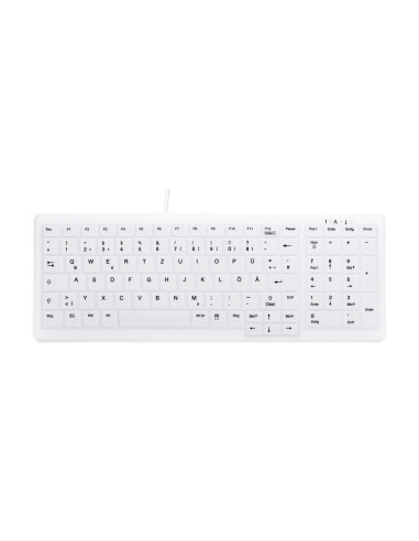 Cherry Ak-C7000 Klawiatura Medyczna Usb Qwertz Niemiecki Biały