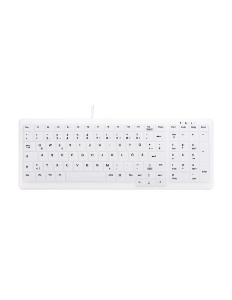 Cherry Ak-C7000 Klawiatura Medyczna Usb Qwertz Niemiecki Biały