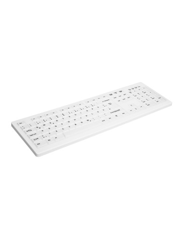 Cherry Ak-C8100F-U1-W/Ge Klawiatura Medyczna Usb Qwertz Niemiecki Biały