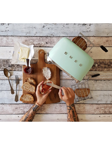 Toster Smeg Tsf01Pgeu Pastelowy Zielony