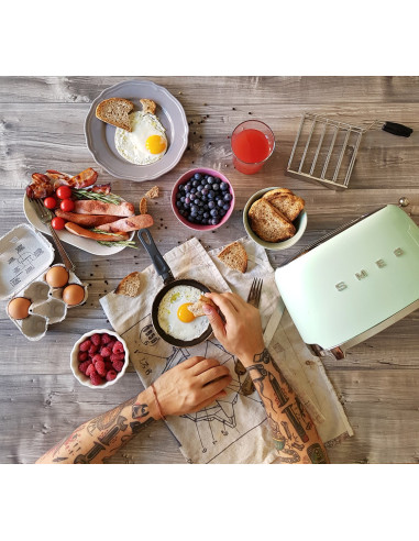 Toster Smeg Tsf01Pgeu Pastelowy Zielony
