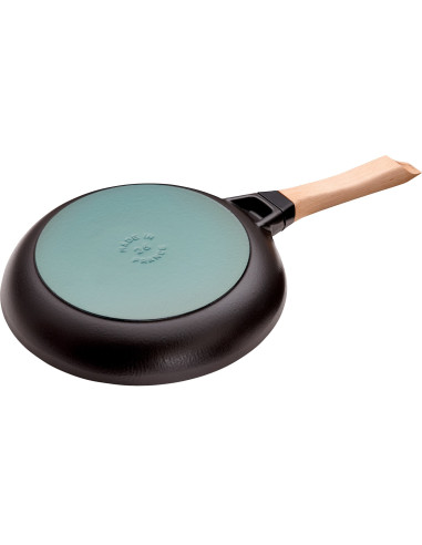 Patelnia Żeliwna Z Drewnianym Uchwytem Staub 40511-953-0 - 28 Cm