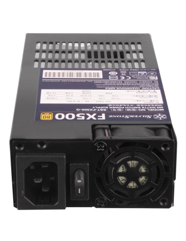 Silverstone Fx500 Moduł Zasilaczy 500 W 20+4 Pin Atx Flex Atx Czarny