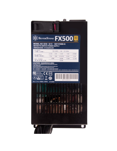 Silverstone Fx500 Moduł Zasilaczy 500 W 20+4 Pin Atx Flex Atx Czarny