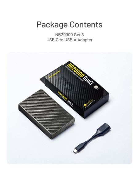 Power Bank 20000Mah/Nb20000 Gen3 Nitecore