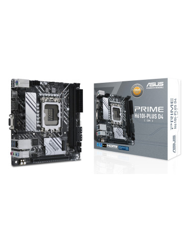 Asus Prime H610I-Plus D4-Csm Intel H610 Lga 1700 Mini Itx