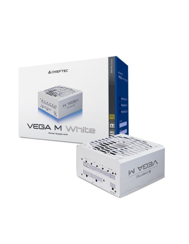 Zasilacz 1000W Chieftec Vega M Biały 80Plus Złoty
