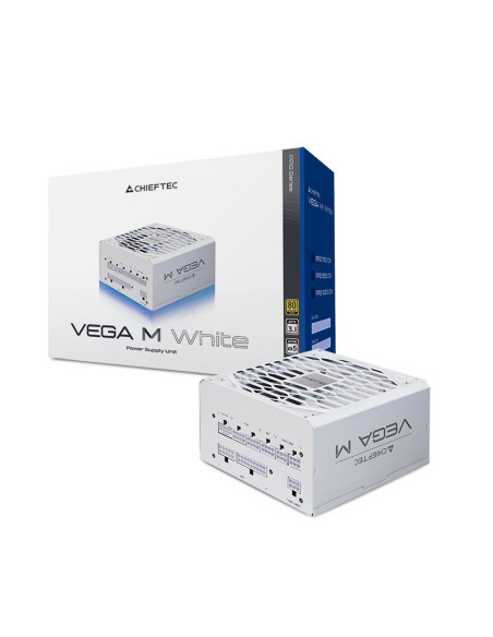Zasilacz 1000W Chieftec Vega M Biały 80Plus Złoty