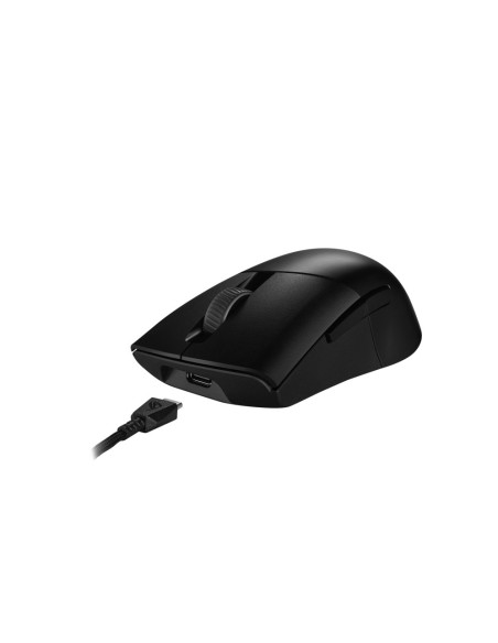 Asus Rog Keris Wireless Aimpoint Myszka Gaming Po Prawej Stronie Rf Wireless + Bluetooth + Usb Type-C Optyczny 36000 Dpi