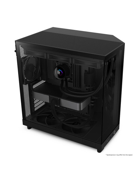 Nzxt Obudowa Komputerowa Nzxt Obudowa H6 Flow Midi Tower Z Oknem Czarna