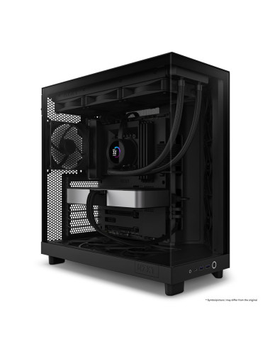 Nzxt Obudowa Komputerowa Nzxt Obudowa H6 Flow Midi Tower Z Oknem Czarna