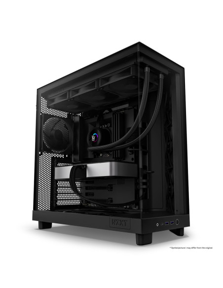 Nzxt Obudowa Komputerowa Nzxt Obudowa H6 Flow Midi Tower Z Oknem Czarna
