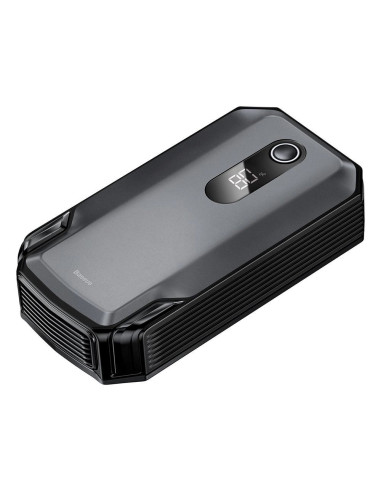Baseus Powerbank Power Starter Jump Starter Urządzenie Rozruchowe Booster 20000Mah 12V (2000A / 1000A) + Kable Krokodylki Czarny