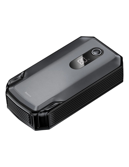 Baseus Powerbank Power Starter Jump Starter Urządzenie Rozruchowe Booster 20000Mah 12V (2000A / 1000A) + Kable Krokodylki Czarny
