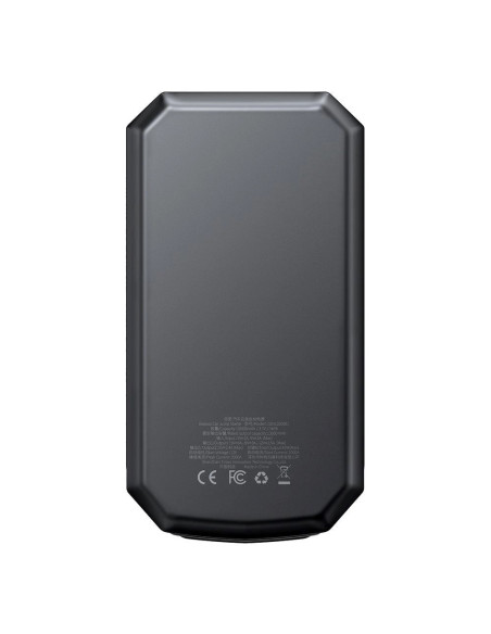 Baseus Powerbank Power Starter Jump Starter Urządzenie Rozruchowe Booster 20000Mah 12V (2000A / 1000A) + Kable Krokodylki Czarny
