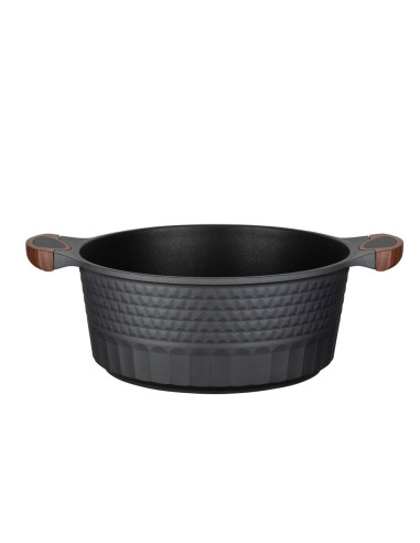 Resto Kitchenware Capella 6,6 L Okrągły Czarny, Drewno
