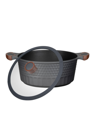 Resto Kitchenware Capella 6,6 L Okrągły Czarny, Drewno