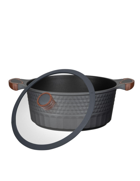 Resto Kitchenware Capella 6,6 L Okrągły Czarny, Drewno