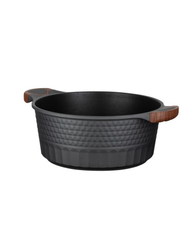 Resto Kitchenware Capella 6,6 L Okrągły Czarny, Drewno