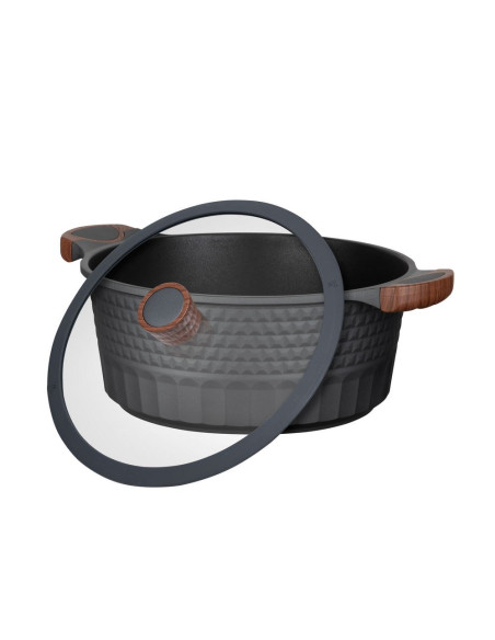 Resto Kitchenware Capella 6,6 L Okrągły Czarny, Drewno