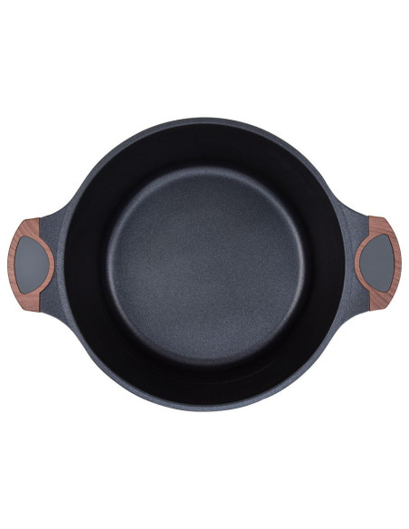 Resto Kitchenware Capella 6,6 L Okrągły Czarny, Drewno