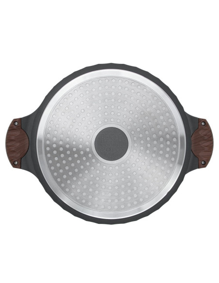 Resto Kitchenware Capella 6,6 L Okrągły Czarny, Drewno
