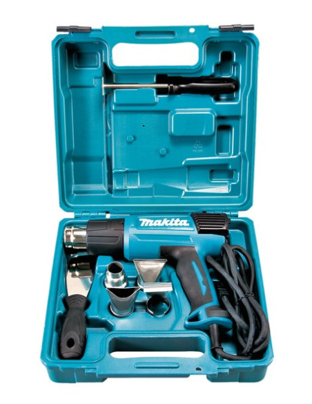 Makita Hg6031Vk Opalarka 500 L/Min 600 °C 1800 W Czarny, Niebieski