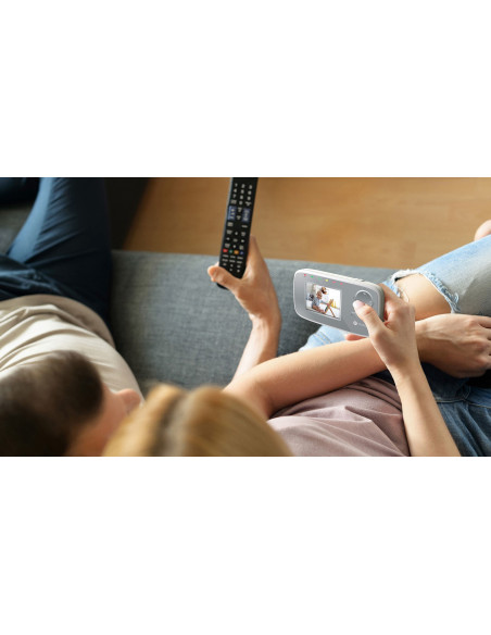 Motorola Vm482 System Monitorowania Niemowląt 300 M Fhss Srebrny, Biały