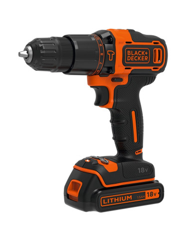 Black & Decker Bdchd18Kb-Qw Wiertło Czarny, Pomarańczowy