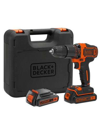 Black & Decker Bdchd18Kb-Qw Wiertło Czarny, Pomarańczowy