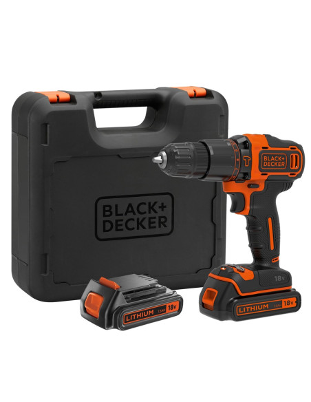 Black & Decker Bdchd18Kb-Qw Wiertło Czarny, Pomarańczowy