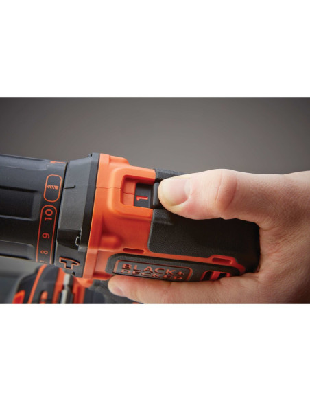 Black & Decker Bdchd18Kb-Qw Wiertło Czarny, Pomarańczowy